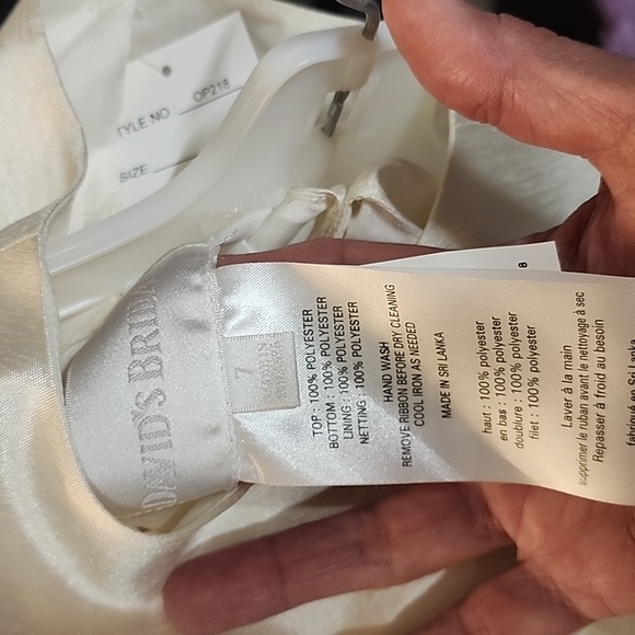 David's Bridal Flower girl/ first communion dress - Picture 10 of 11